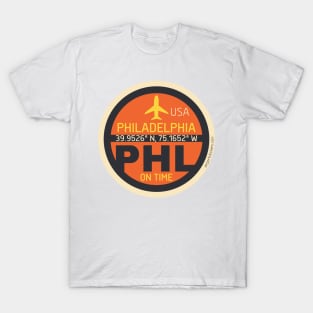 Philadelphia PHL badge 99 T-Shirt